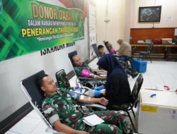 Peringati HUT Ke-74 Penerangan TNI AD, Pendam IM Gelar Baksos Donor Darah