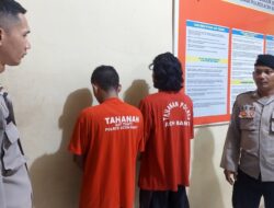 Polres Aceh Barat Amankan Dua Pria Terlibat Kasus Pencurian Mesin Hand Tractor