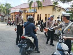 Satlantas Polres Sabang Gelar Razia Disiplin Berlalu Lintas, Ini Tujuannya