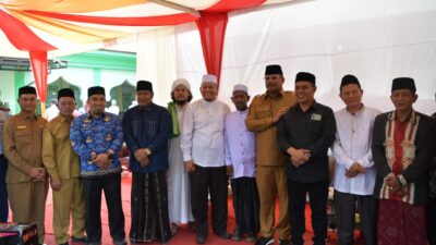 Pj Bupati Iswanto dan Syekh Muharram Dampingi Pj Gubernur Safrizal Hadiri Haul Abu Lam Ateuk
