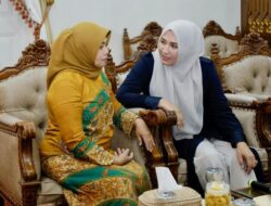 Pj Ketua PKK Safriati Sambut Silaturahmi Istri Gubernur Aceh Terpilih
