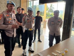 Pastikan Bebas Narkoba, Polres Pidie Jaya Sidak Tes Urine Personel