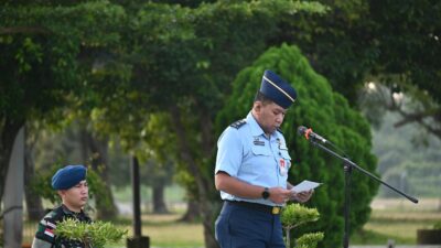Peringati HUT ke-3 Koopsudnas, Lanud Maimun Saleh Laksanakan Apel Khusus