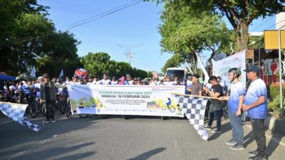 PT Solusi Bangun Andalas Meriahkan Bulan K3 Nasional 2025 Bersama Masyarakat di Car Free Day
