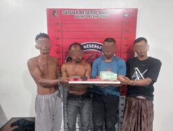 Polres Aceh Utara Tangkap Empat Pelaku Pengedar Narkoba, Sita 1 Kg Sabu