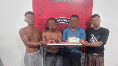 Polres Aceh Utara Tangkap Empat Pelaku Pengedar Narkoba, Sita 1 Kg Sabu