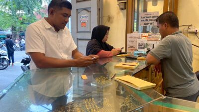 Harga Emas Mulai Turun di Sabang, Masyarakat Antusias Membeli