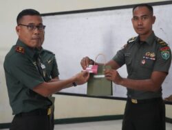 Denhubrem 012 Hubdam IM Gelar Sosialisasi dan Pembagian Kartu Paket Data MMOT HT Hybrid