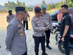 Kapolres Pidie Jaya Gelar Razia Kendaraan Personel