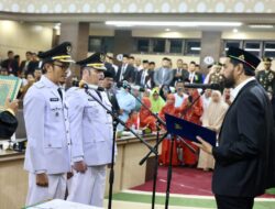 Lantik Wali Kota Subulussalam, Gubernur Aceh: Jadilah Pemimpin Amanah dan Bertanggungjawab