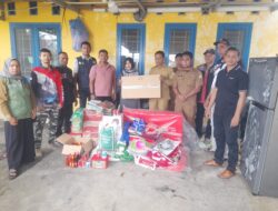 Pemkab Aceh Besar Serahkan Bantuan Masa Panik untuk Korban Kebakaran di Gampong Kajhu