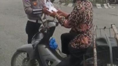 Ops Keselamatan Seulawah 2025, Satlantas Polres Nagan Raya Gelar Kegiatan Jumat Berkah