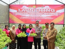 Polres Aceh Besar Launching Program Penguatan Pekarangan Pangan Lestari