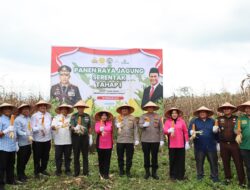 Polres Aceh Besar Gelar Panen Raya Jagung Serentak Tahap I Di Desa Alue Rindang Seulimeum