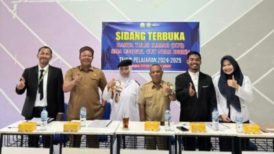 35 Siswa SMA Unggul Cut Nyak Dien Langsa Laksanakan Sidang KTI