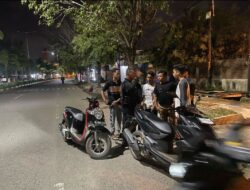 Petugas Gabungan Amankan Remaja Balap Liar di Lambaro