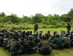 Danrem 012/TU Tinjau Latihan Menembak Reaksi Yonif 117/KY di Kota Jantho