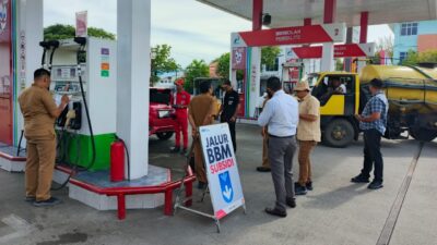 Sidak Sejumlah SPBU di Banda Aceh, Polisi Pastikan Stok BBM Aman selama Ramadhan