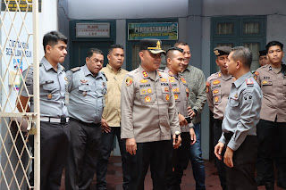 Kapolres Aceh Tamiang Lakukan Pengecekan Pengamanan di Lapas Kelas II B Kuala Simpang