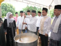 Wakil Gubernur Aceh Kunjungi Posko Pembagian Kanji Rumbi di Lhokseumawe