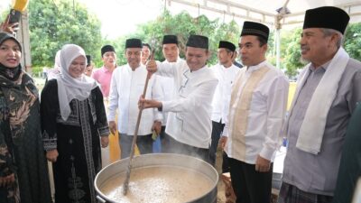 Wakil Gubernur Aceh Kunjungi Posko Pembagian Kanji Rumbi di Lhokseumawe