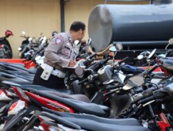 Polresta Banda Aceh Amankan 30 Motor Balap Liar di Ulee Lheue