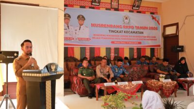 Wakil Bupati Aceh Barat Buka Musrenbang RKPD Tahun 2026 Kecamatan Woyla dan Woyla Timur