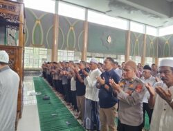 Polda Aceh Gelar Shalat Gaib untuk Personel yang Gugur dalam Tugas di Way Kanan
