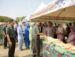 Stand UMKM dan Pasar Murah Kodim 0101/Kota Banda Aceh Sukseskan Bazar TNI di Lapangan Blang Padang