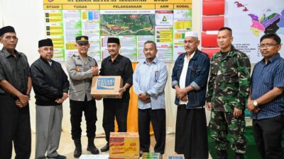 Pastikan Kelancaran Mudik, Wabup Aceh Besar Tinjau Pos Pengamanan Simpang Aneuk Galong dan Saree