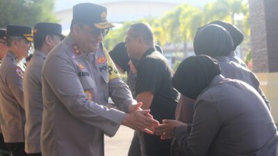 Hari Pertama Kerja Pasca Lebaran, Kapolda Aceh Gelar Halal bi halal dengan Personel