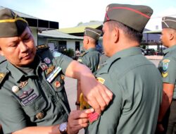 Ws. Dandim 0101/Kota Banda Aceh Pimpin Kenaikan Pangkat 52 Prajurit