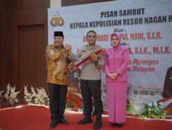 Bupati TRK Hadiri Pisah Sambut Kapolres Nagan Raya