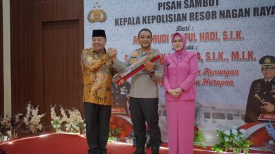 Bupati TRK Hadiri Pisah Sambut Kapolres Nagan Raya