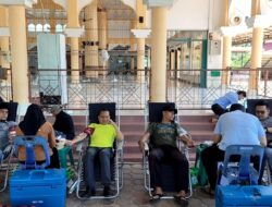 Aksi Sosial di Masjid Abu Indrapuri Kumpulkan 90 Kantong Darah