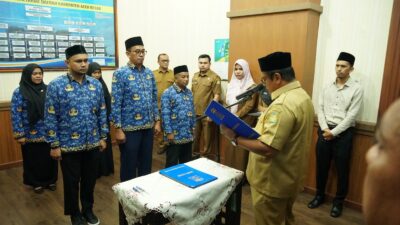 Plt Sekda Aceh Besar Lantik Enam Pejabat Fungsional, Ini Harapannya