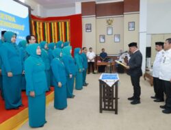 Bupati Syech Muharram Lantik Ketua dan Pengurus TP PKK Aceh Besar