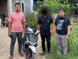 Pembobol Toko Elektronik di Lambaro Ternyata Juga Pencuri Motor Warga asal Binjai