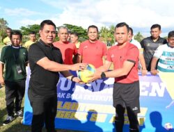 Buka Turnamen Sepak Bola, Bupati Syech Muharram Minta Tegakkan Syariat Islam dalam Berolahraga