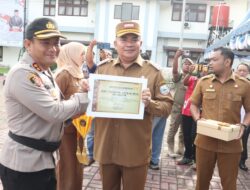 Berhasil Ungkap Narkoba Senilai Rp1,5 Miliar, Kapolres Aceh Tenggara Terima Penghargaan