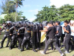Polres Aceh Selatan Latih Kesiapsiagaan Personel Dengan Sispamkota