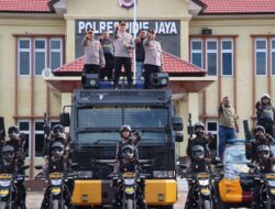 Perkuat Kesiapsiagaan Hadapi Situasi Kontijensi, Polres Pidie Jaya Gelar Simulasi Sispamkota