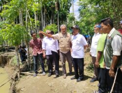 Tinjau Lokasi Banjir di Leungah, Wabup Aceh Besar: Perlunya Normalisasi Krueng Leungah