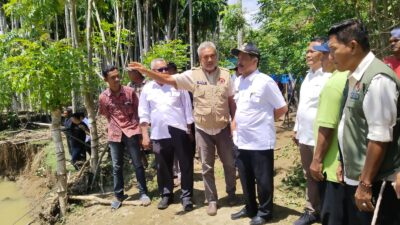 Tinjau Lokasi Banjir di Leungah, Wabup Aceh Besar: Perlunya Normalisasi Krueng Leungah