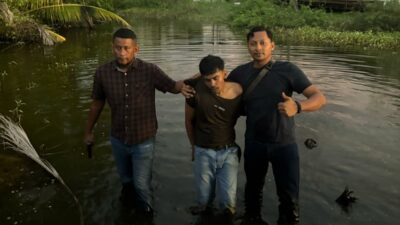 Tim Rimueng Tangkap Pasutri di Aceh Besar atas Kasus Pembobolan Toko Elektronik