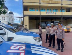 Hari Pertama Bertugas di Banda Aceh, Kapolresta Awali Cek Kelengkapan Alsus dan Ranmor Dinas