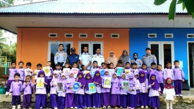 Dishub Nagan Raya Gelar Sosialisasi Sadar Lalu Lintas Anak Usia Dini di TKIT Ar-Rahman