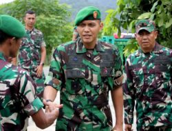 Kunker ke Koramil 04/Lhoong, Dandim 0101/KBA Tegaskan Komitmen Pembinaan Teritorial