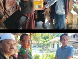 Kepala Desa Putri Betung Serahkan Bantuan Pertanian kepada Masyarakat