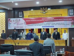 Wabup Raja Sayang Hadiri Rapat Paripurna Pelantikan PAW Anggota DPRK Nagan Raya